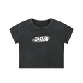 Snow Washed Crop Top